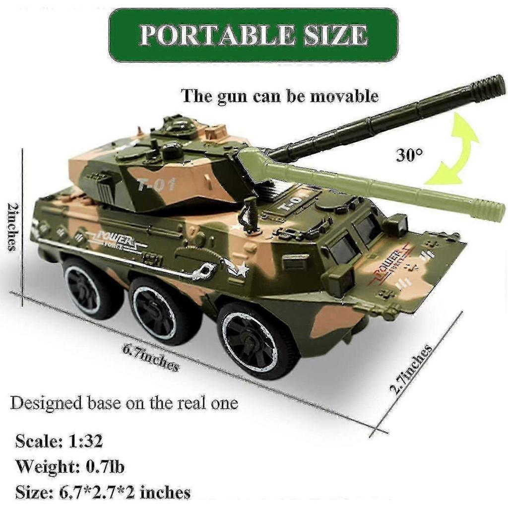 Military Truck Army Armored Model Car Treatment Transport Vehicle Metal Diecast Toy With Lights And Sounds