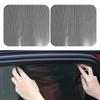 Fenster Sonnenschutz Aufkleber Decals Schwarzes PVC Sonnenschutz mit Löchern Auto Außen 2x
