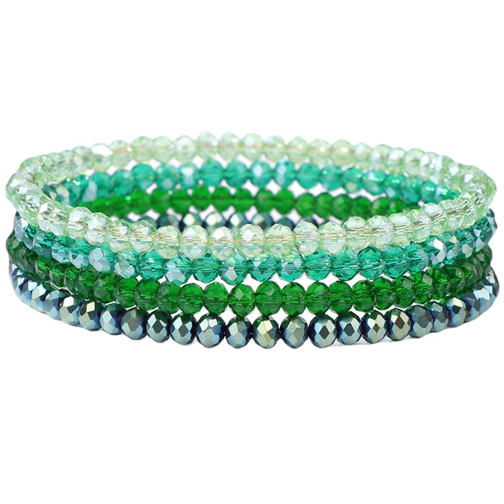 Multilayer Crystal Bead Bracelet for Women Elegant Styles Fashion Jewelry Accessory Special Gifts for Trendy Ladies