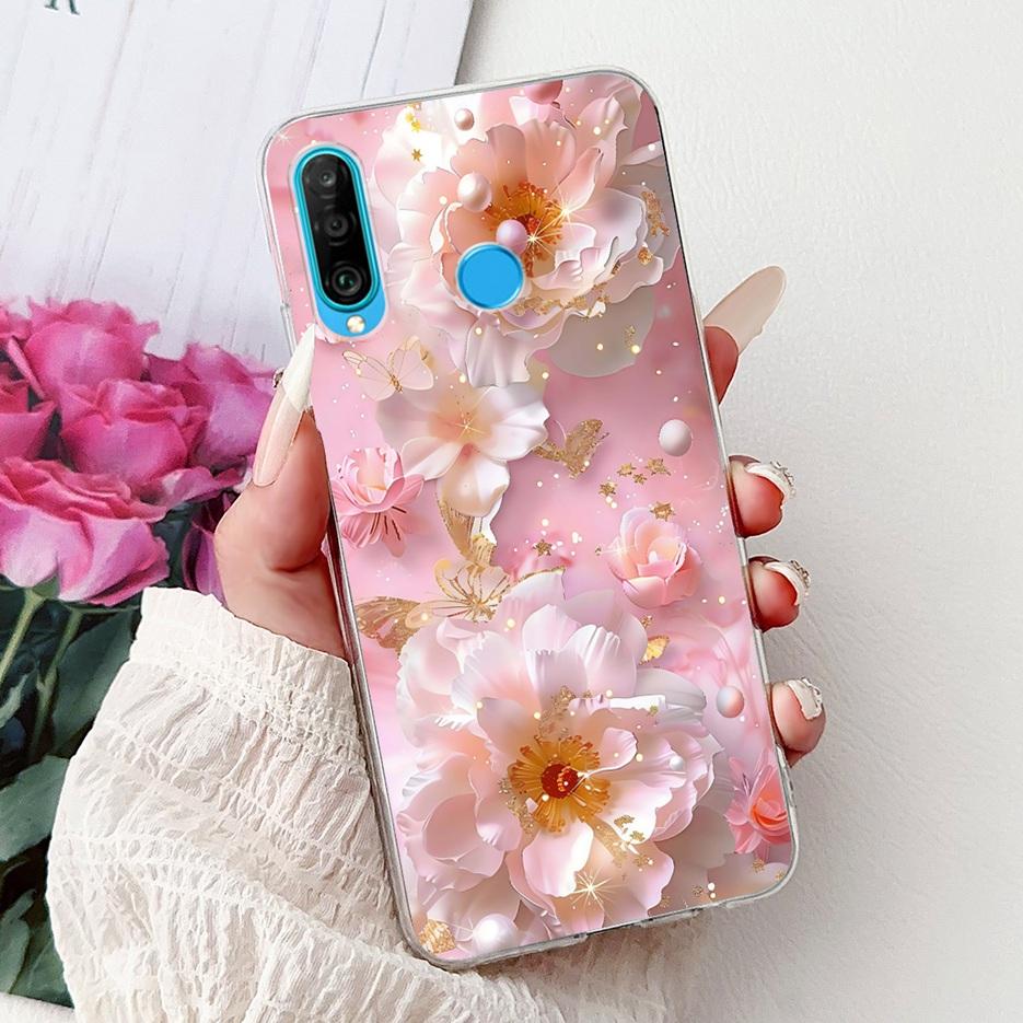 For Huawei P30 Lite Case Cool Dragon Pattern Cover Clear Silicone Soft Slim Phone Case For Huawei P30 Pro P 30 Lite P30Lite Bags