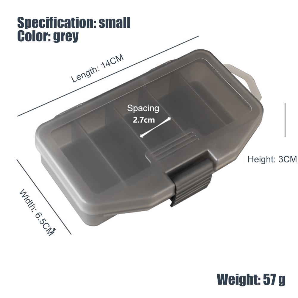 5/48 Grid Compartment Plastic Storage Box Jewelry Earring Box Bead Screw Container Home Storage Case Display Organizer Container