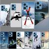 Skifahren Schnee Snowboard Ski Handyhülle Für Redmi Note 13 12 14 15 Pro Plus 13R 11 11T 11E 11S 10 Pro 10S 9 9S Hülle Handy Klar TPU