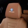Car Decal Volkswagen Car Pillowcase Car Supplies Leather Headrest Cover For VW Golf GTI Polo Phaeton Anti Fouling Decoration Mat zj7