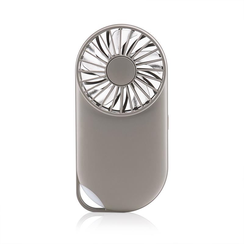 2026 Ultra-Thin USB Mini Fan with Ambient Light - Portable, Silent, and Handheld Battery 1200mAh