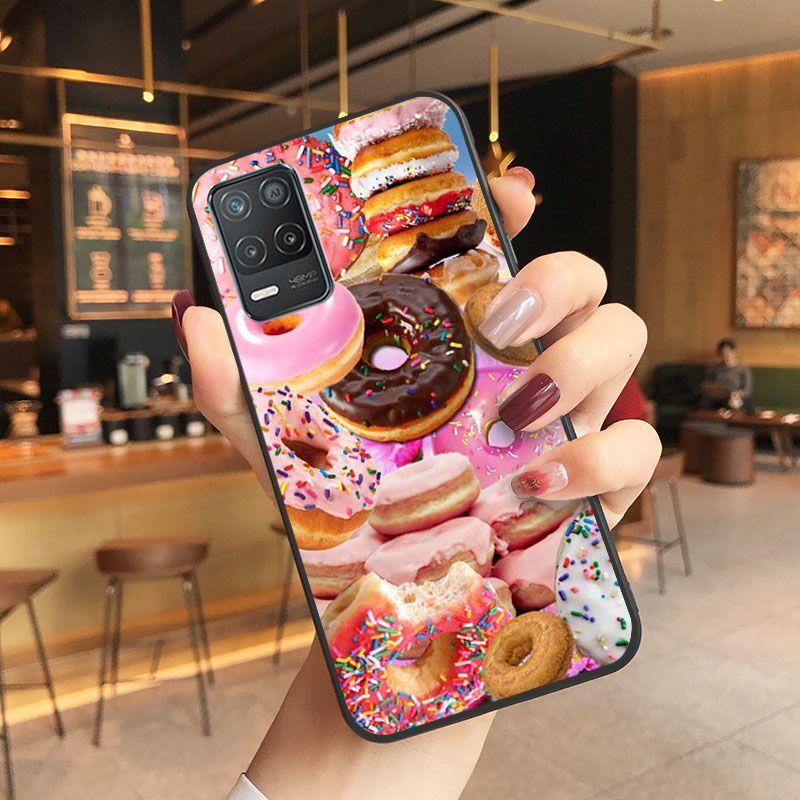 Sweet Donuts Shell Phone Cover For Oppo Realme 8Pro 6PRO 6i 7pro 9i 9pro C11 C21Y C21 C25Y C25S C3 Q3S XT Cases Coque