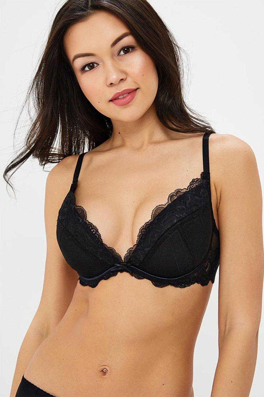 

Бюстгальтер push-up ZeBra (67030) 75E прозорий колір чорний
