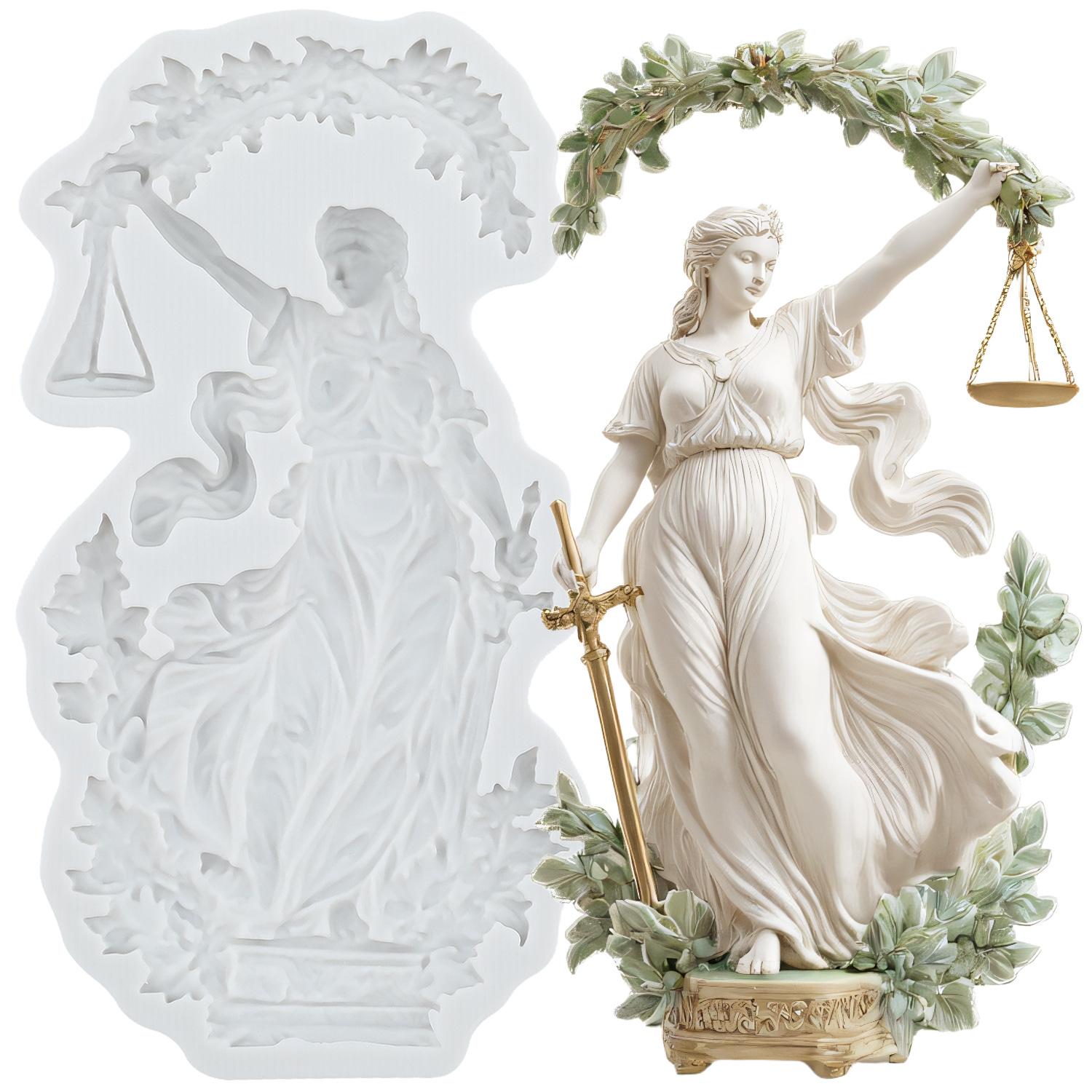 

Древнегреческая мифология Богиня Силиконовые формы Форма для мастики Богиня Инструменты для украшения торта Топпер для кекса Конфета Шоколад Паста для лепки серый