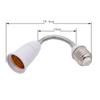 Flexible E27 To E27 Led Screw Lamp Base Bulb Socket Extender Extension Light Holder Lamp Base Light Socket Adapter Converter