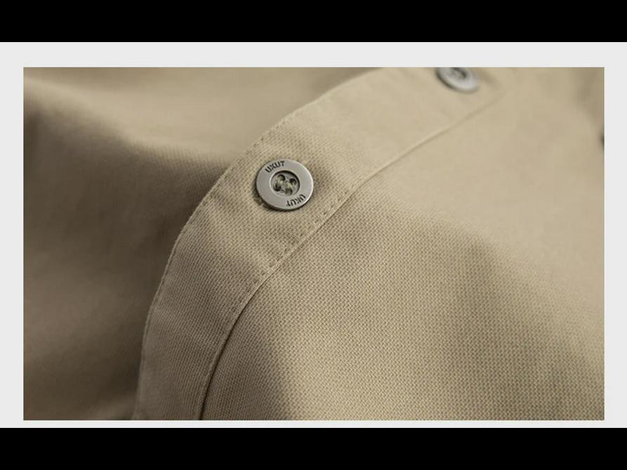 Men's Long Sleeve Japanese Retro Work Shirt - Korean Style Trendy Loose Fit with Pocket, Versatile Youth Casual Jacket.