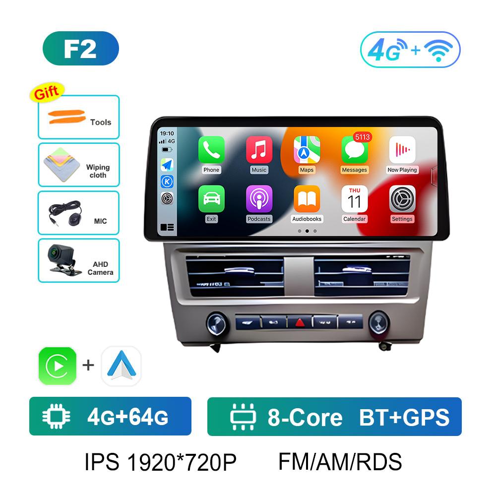 12.3 inch Touch Screen Wireless Carplay for Nissan Tiida C11 2005 2006 2007 2008 - 2010 GPS Navigation Bluetooth Cooling fan 4G