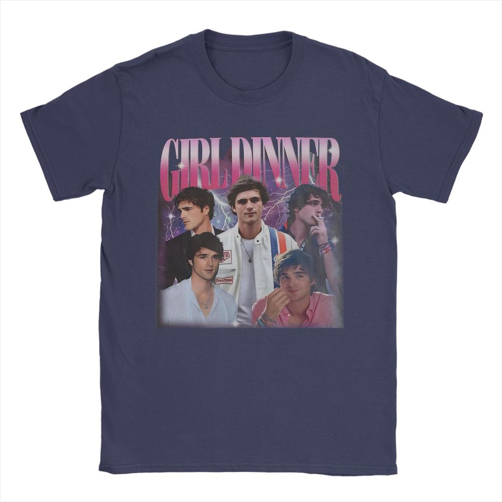 2026 summer Girl Dinner Jacob Elordi Tee Shirt for Unisex Women Graphic T Shirts Cotton Clothing