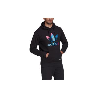 Adidas Originálne pánske mikiny s logom Trefoil Čierne HC7112