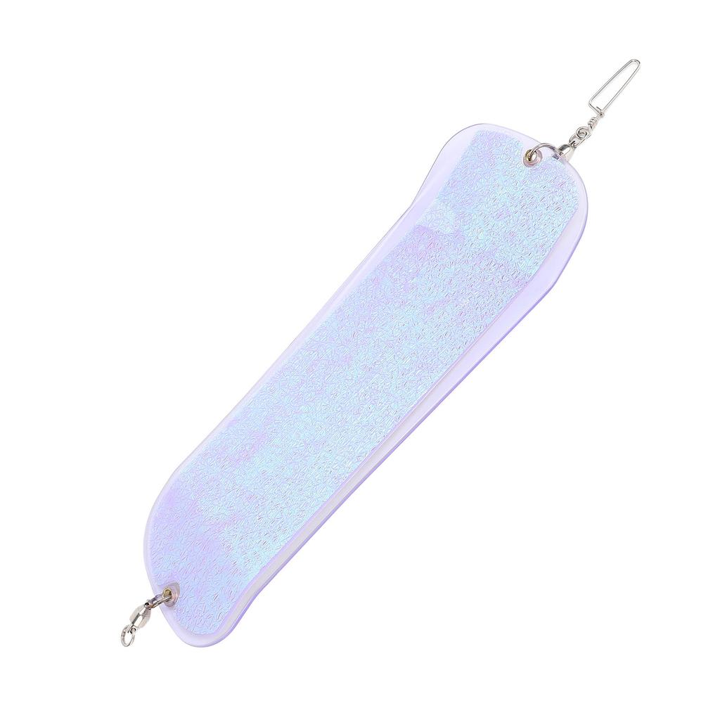 Fishing Flasher ABS Underwater Double Sided Luminous Swivel Diving Board Flasher for Sea Fishing Trolling Accessories