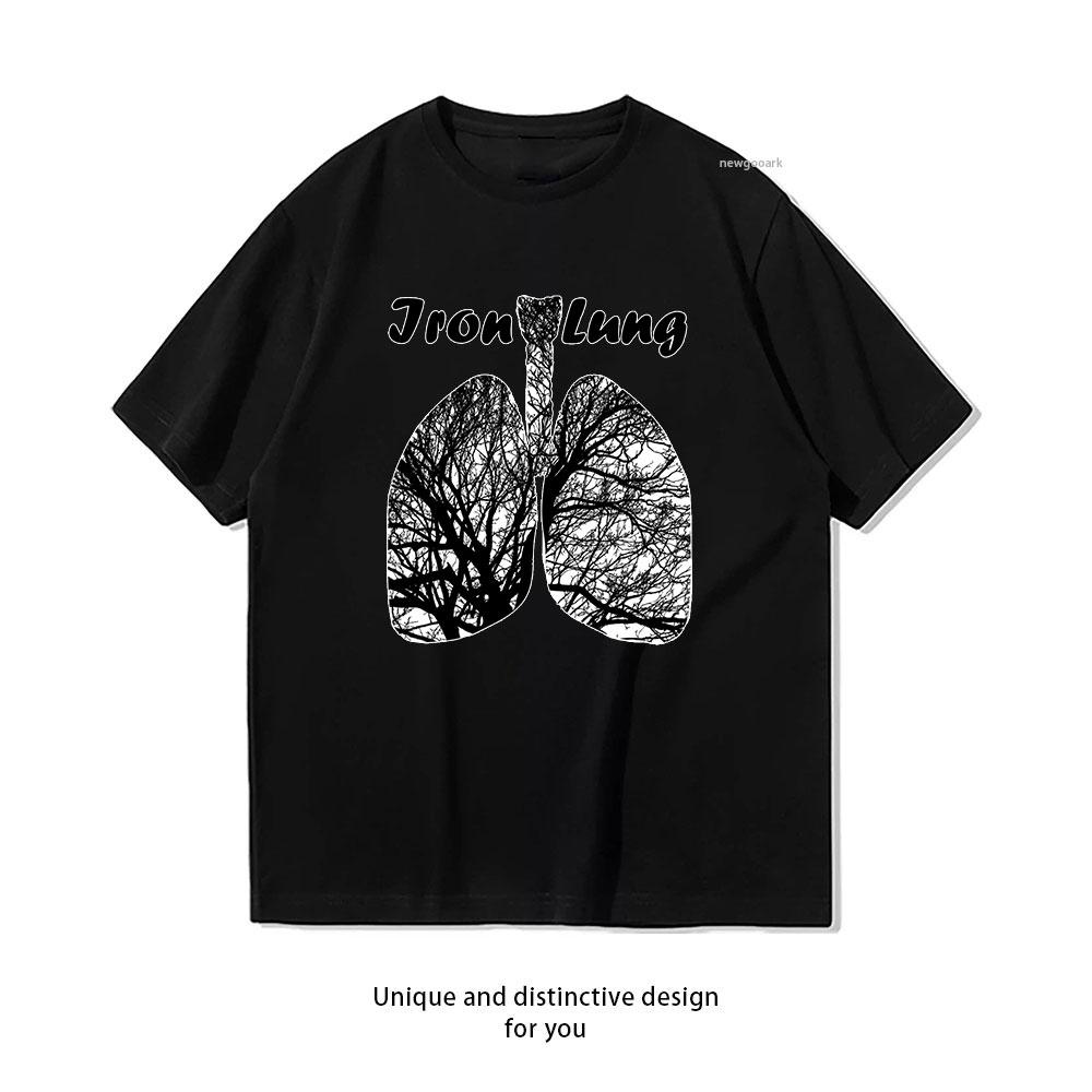 

Iron lung tshirt and stickes Classic TShirt Women Unisex Casual cotton printed t shirts Creative streetwear camisetas outdoors S