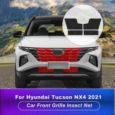 Auto Front Grille Middle Net Insect-Proof Net Water Tank Condenser Anti-Mosquito Catkin Net Cover For Hyundai Tucson NX4 2021