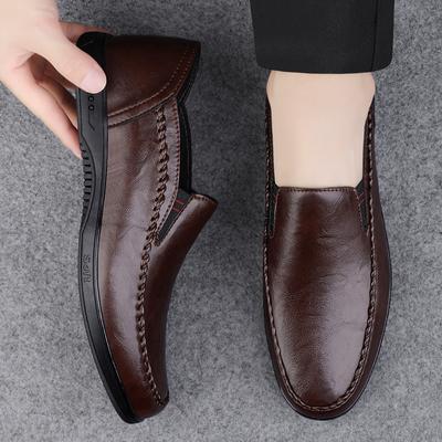 Mode Heißer Verkauf männer Müßiggänger Echtes Leder Männer Casual Schuhe Weiche Klassische Männer Schuhe Hochzeit Alle-spiel Männlichen Komfortable business Schuh