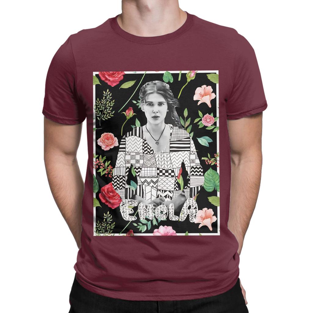 Flower The Enola Holmes Mysteries Novelty 100 Cotton TShirt The Enola Holmes Mysteries Tees Tops For Unisex