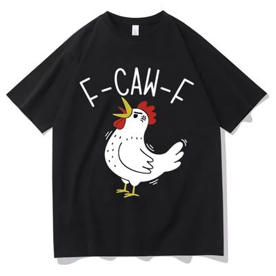 Trendy F-Caw-F Hip Hop Tees Women Aesthetic Casual T-shirt Round Neck Printed High Quality Harajuku Graphics T Shrits Streetwear