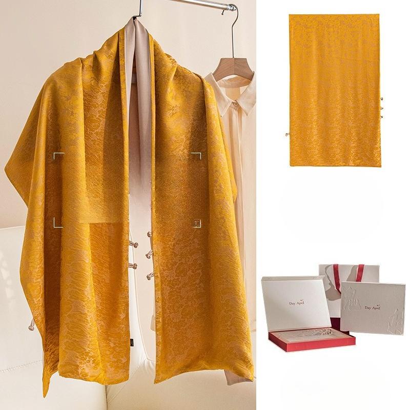 Mother's Day Gift Mulberry Silk Silk Scarf High End Gift for Mother in Law Scarf and Scarf for Women
