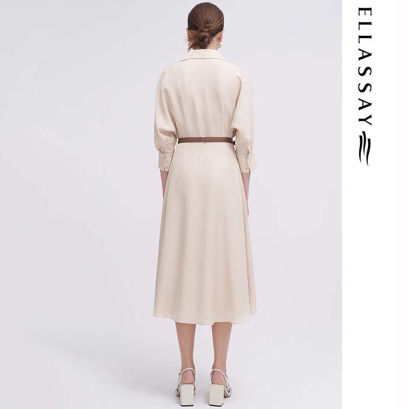 ELLASSAY Women's Summer Three-Way A-Line Shirtdress