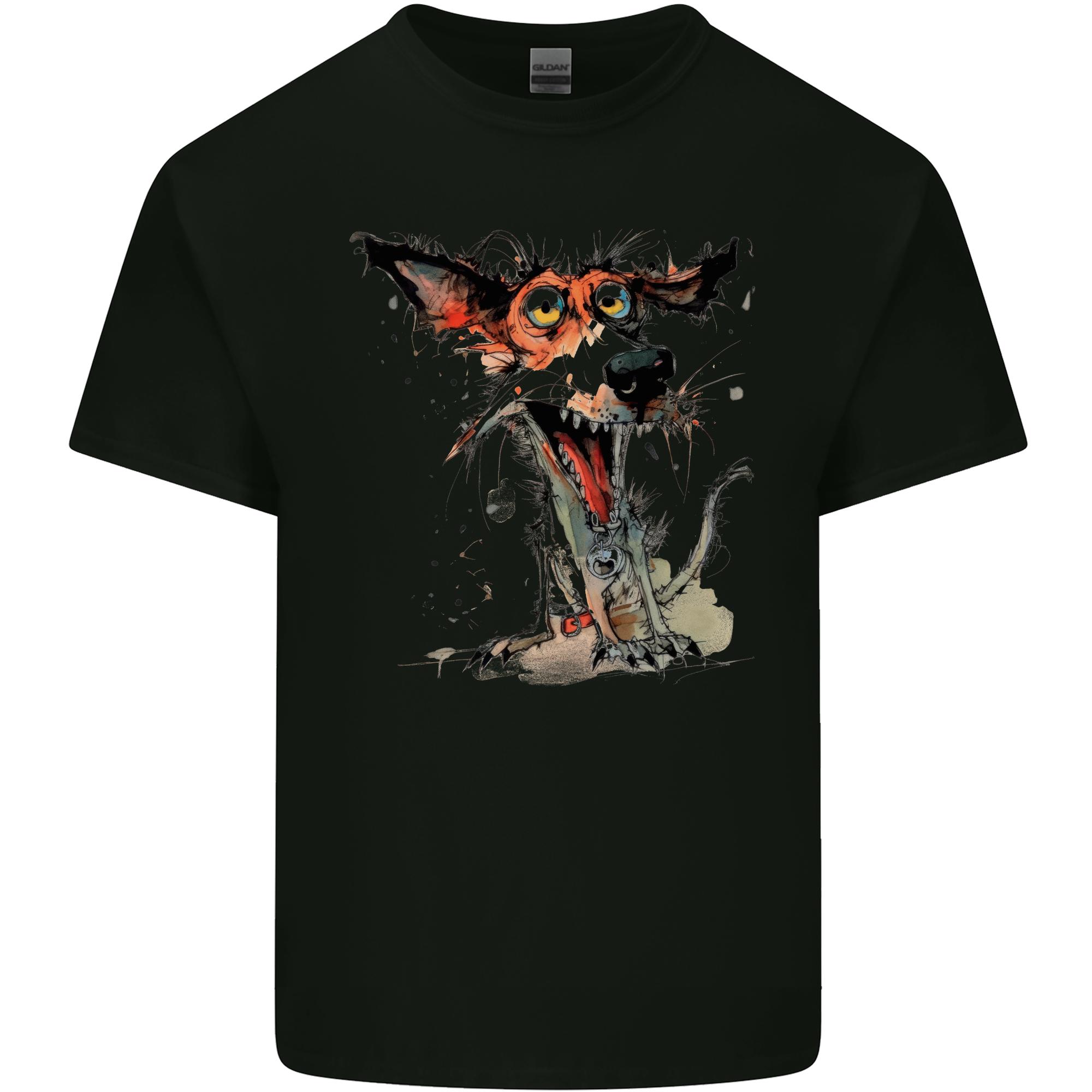 A Crazy Dog Jack Russell Unisexs Light Cotton TShirt S
