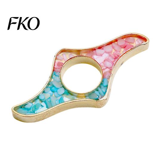 Anti-bend Page Holder Book Holder, Glitter Thumb Ring for Reading, One Hand Reading Tool Metal Opener Accessory Students Readers Crushed Stone