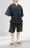 Aiai Jinbei Pyjama Baumwolle und Leinen Kühl und Perfekt für den Sommer und 10 Muster Stilvolle Loungewear und Pyjama-Set Herren-Set, Shijira, 85% Baumwolle, 15%