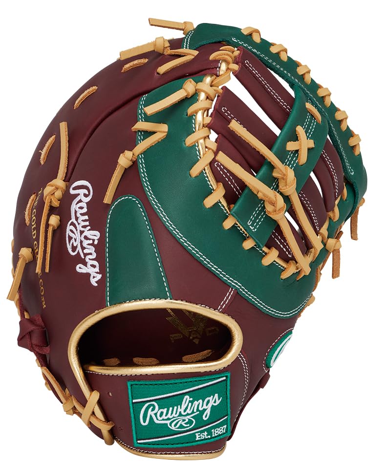 

Rawlings Baseball HYPER TECH COLOR SYNC First Throw Glove, Softball, GR5FHTCM53, Base, Shelly/D Green, 11.75 inches, Left-Handed