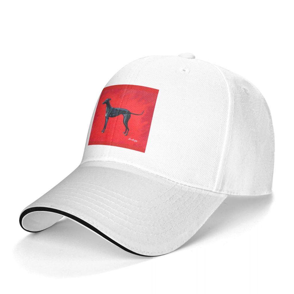 Greyhound Baseball Cap Black Greyhound Girls Polyester Printed Baseball Hat Funny Sports Fashion Cap