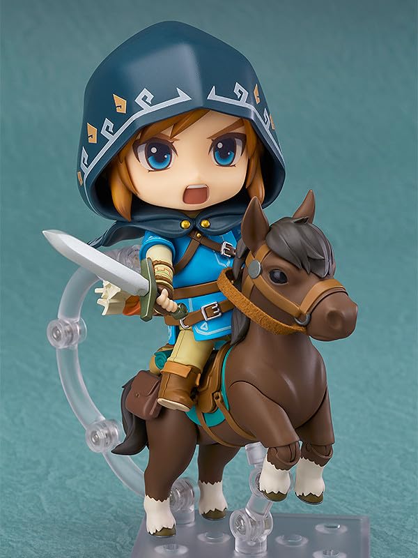 GOOD SMILE COMPANY Nendoroid The Legend of Zelda: Breath of the Wild Link Breath of the Wild Ver. DX Edition Non-Scale Plastic Painted Movable Figure