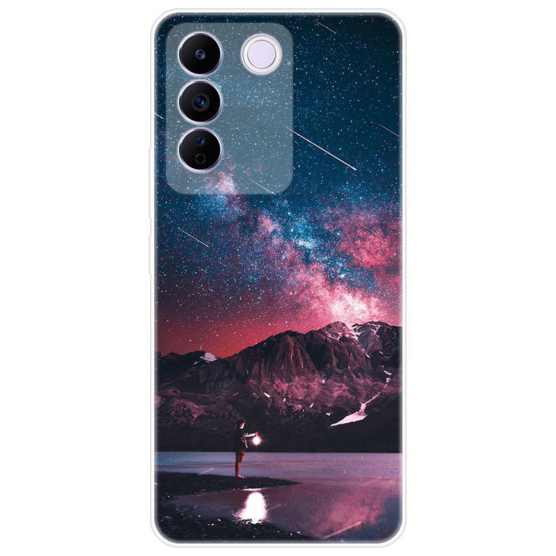 

Для Vivo V27e V 27e Чехол Мягкая силиконовая задняя крышка Чехол для телефона с рисунком из мультфильма Разнообразие For Vivo V27e