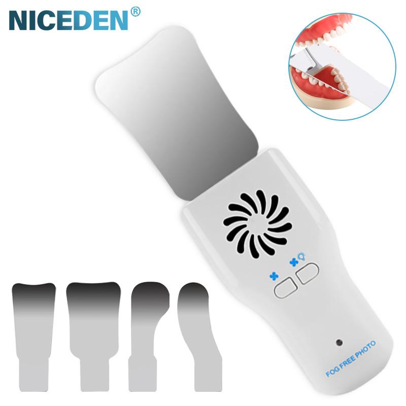 Zahnärztliche Anti-Beschlag-Spiegel Set Spiegel mit LED-Licht Kieferorthopädische Reflektoren Beschlagfrei Intraorale Fotografie Edelstahl Zahnarzt