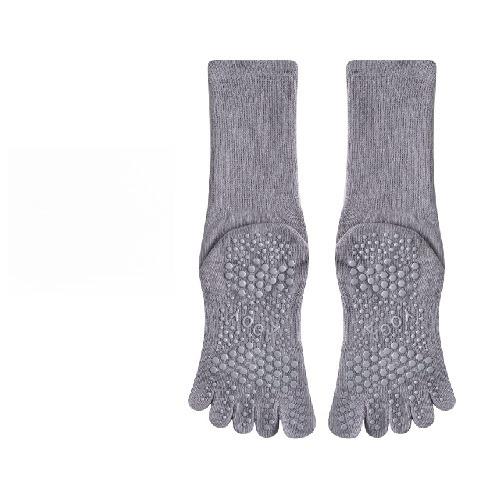 Five-finger Yoga Socks Women's Cotton Split-toe Pilates Socks Antibacterial Floor Socks Sports Tube Socks Individually Packaged