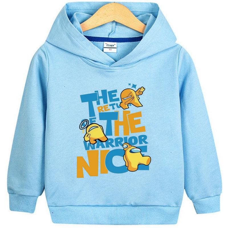Among Us Space Killer Kids Hoodie - Trendy Game Print Casual Jacket for Boys & Girls 110 cm