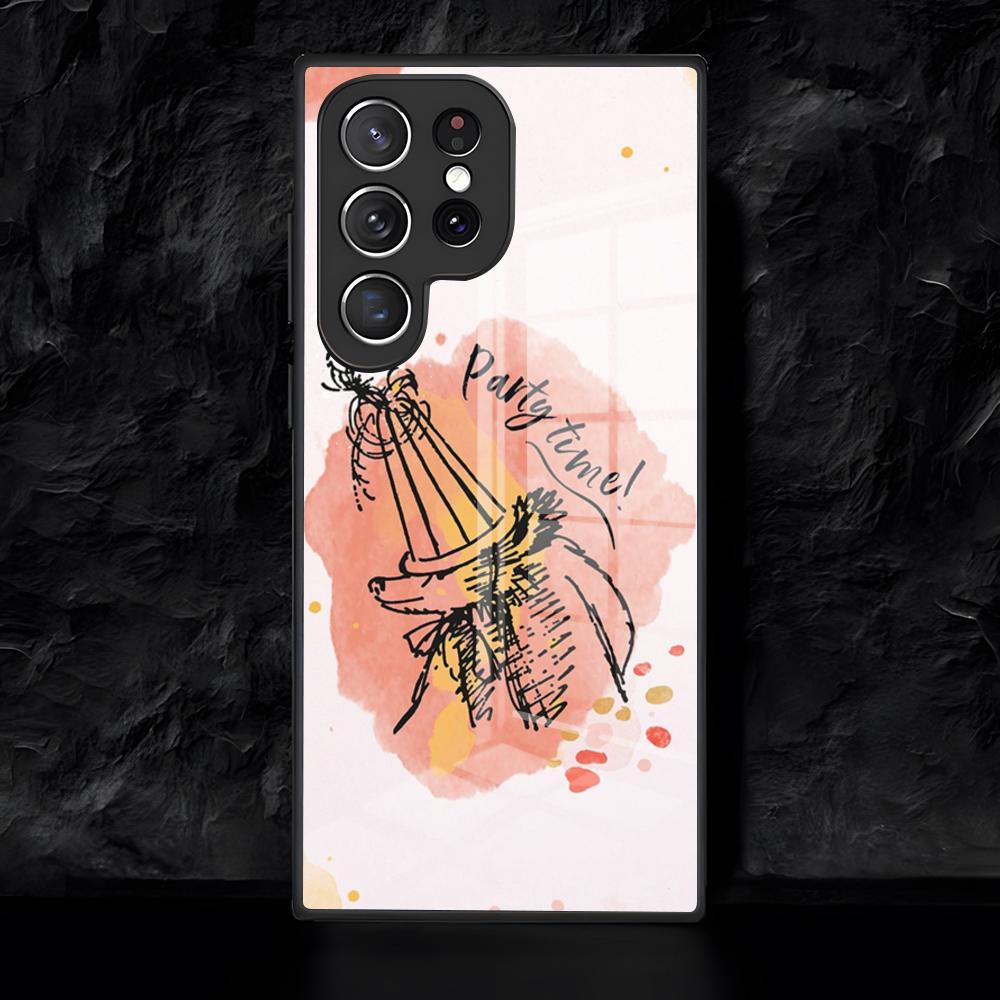

A-PaddingtonS Bear Phone Case For Samsung S26 S25 Edge Ultra 24 23 22 21 Ultra Plus Fe A55 56 15 4G 5G Glass Cover Galaxy S22