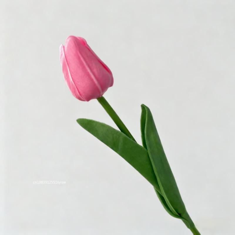 5-30Pcs Premium Tulip Artificial Flowers, Real Touch Tulip Bouquet, Decorative for Wedding Home Party Christmas Candy Birthday