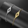  Hollow Sun Moon Bracelet Stainless Steel Fashion Rhombus Geometric Bracelets for Women Men Party Jewelry Gift