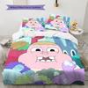 Pooh  Pattern Bedding Quilt Set  Home Decoration  Gift (1 * Duvet Cover + 2 * Pillowcase  Without Core)