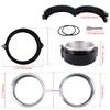 High quality Exhaust V-band Clamp Quick Release HD Clamp Aluminium For 2.5" OD Turbo / Intercooler Pipe Black/Red/Blue