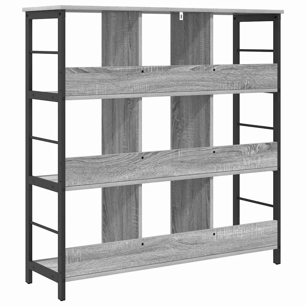 Bookshelf 9 Tiers 102 X 32 X 104.5 Cm Engineered Wood