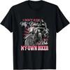 Womens I Don't Ride My Own Bike Motorcycle Biker Wife Biker T-Shirt