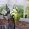 Drăguț cățărător broască țestoasă flori ghiveci Hugger figurine rășină agățat broască țestoasă statuie plantator ghiveci decoratiuni pentru casa gradina