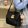 Cute bear messenger bag female ins wind Korean version large capacity shoulder bag junior high school college students class mailman bag tide
