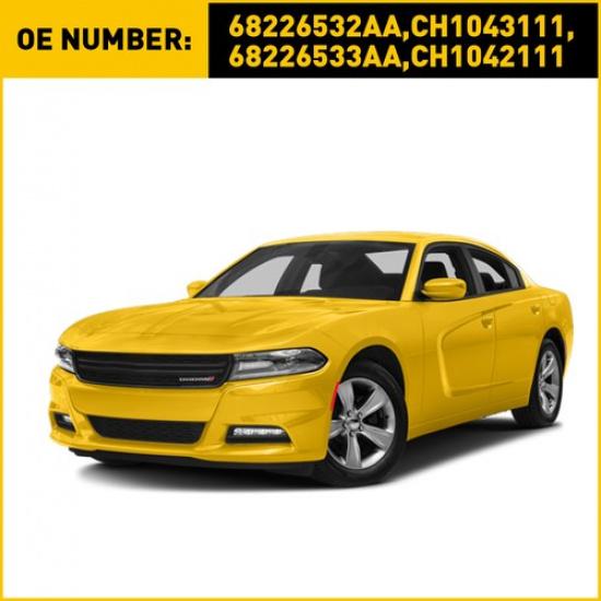 Pair Bracket Bumper For of 2015- Dodge Charger Set 2 Front Left and Right