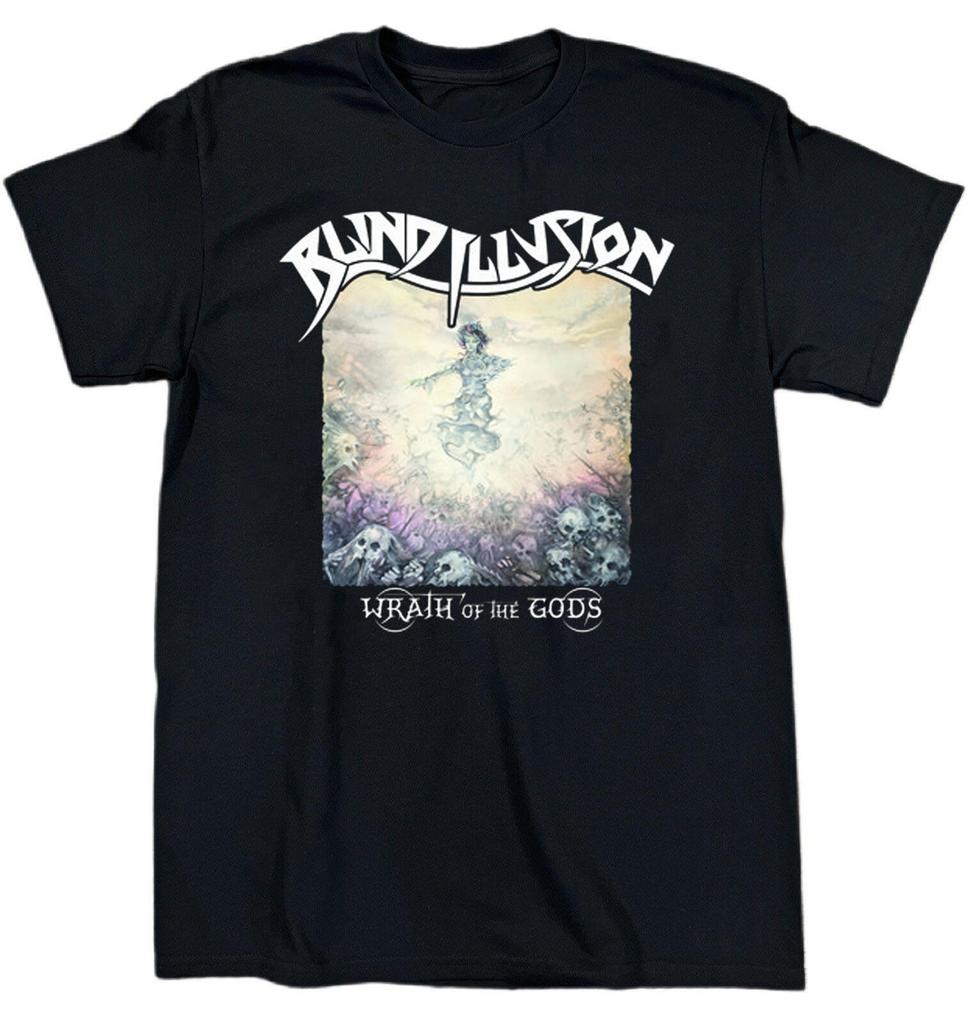 NEW BLIND ILLUSION Band Album Cotton Black S-5XL T Shirt Gift For Fans BL719