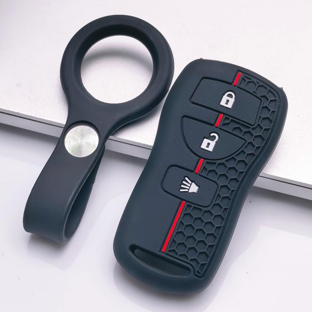 Key Fob Cover for Nissan Sentra Altima Models Keys Rogue Maxima Murano Pathfinder Versa with Keychain Anti-Scratch Guard Shockproof Protection