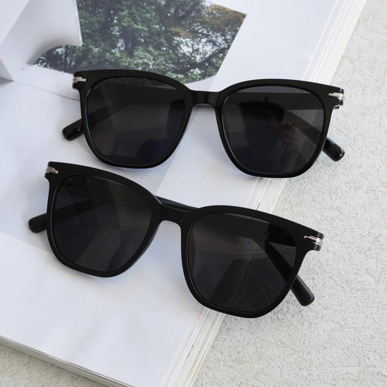 

93018 Retro Large Frame Polarized Sunglasses in Street Style, Fashionable Xiaohongshu Sun Glasses.