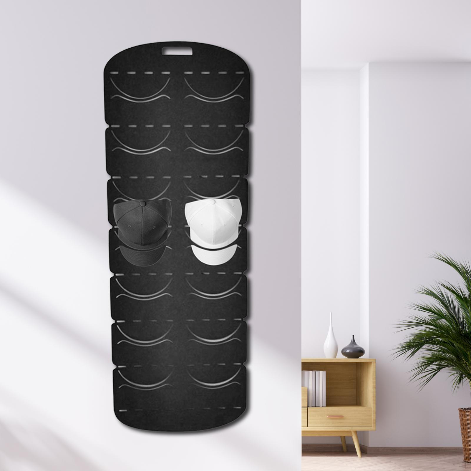 Настенная полка для бейсбольных кепок для спальни и гардероба double row 890₽