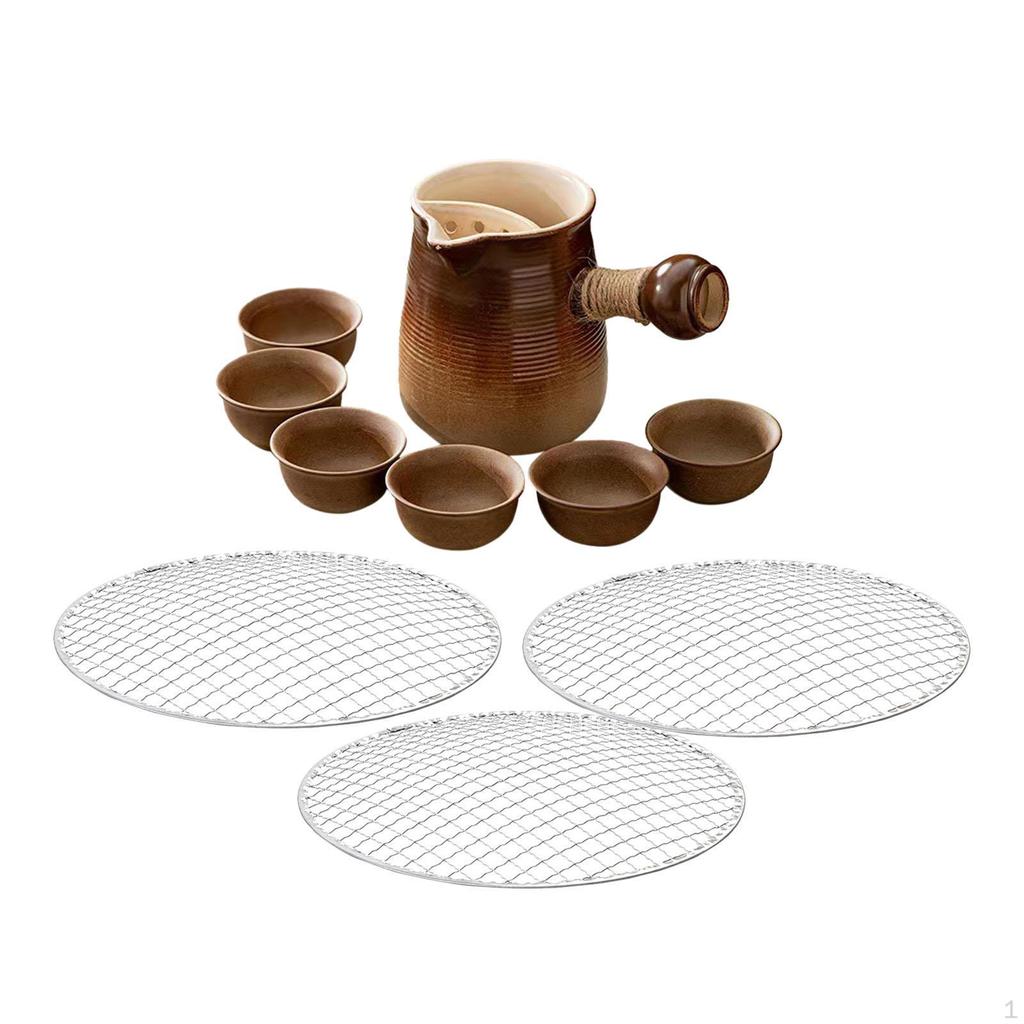 Keramische Teekanne mit Tassen Wasserkessel Kaffeekanne für Innenbereich Kleine Teekessel für Picknick