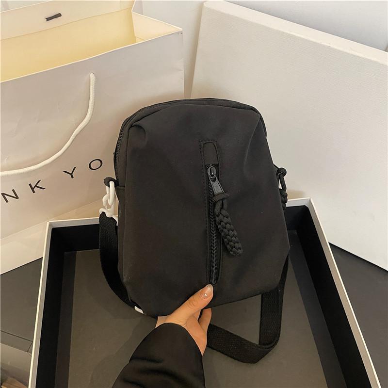 

New simple casual small square bag outdoor travel light shoulder messenger bag large capacity transparent student bag one size fits all